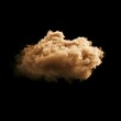 © Valeriia - Abstract Brown Cloud Formation on Dark Background