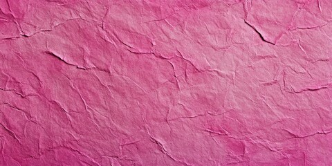 Poster - Textured pink paper background featuring soft creases and subtle variations in shade with a smooth gradient from light to darker pink