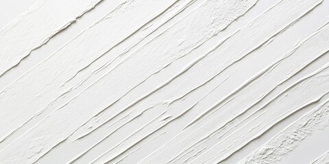 Poster - Textured white paper with subtle stripes and uneven lines creating a layered effect, featuring shades of white and off-white, top-down view.