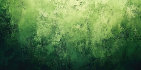 Poster - Textured green background featuring a gradient of rich moss and deep forest green tones with a soft, abstract design creating depth and dimension.