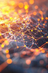 Poster - A close-up view of multiple lights arranged in a cluster or bouquet, often used for decorative purposes or as a visual representation of brightness and illumination,
