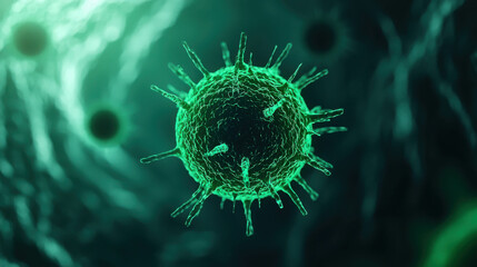 Poster - Detailed Illustration of Human Cell Membrane with Receptors and Cellular Structures