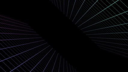 Aufkleber - Black abstract wireframe web brutalism poster backgorund