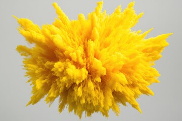 Poster - Close-up of a bright yellow flower in a decorative vase