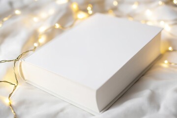 Aufkleber - A modern bedside lamp sitting on top of a bed with colorful lights