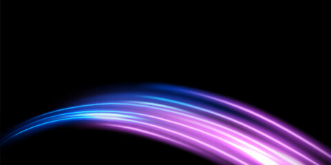 Wall Mural - beautiful light speed line background on black background abstract design vector illustration