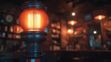 Poster - A single light shining from the top of a utility pole, suitable for use in urban or rural landscapes