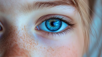 Canvas Print - close up of eye