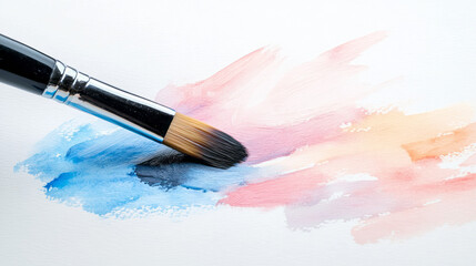 Aufkleber - brush and paints