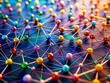 © Man888 - Miniature Science Network: Connecting Lines and Dots, Abstract Technology Background