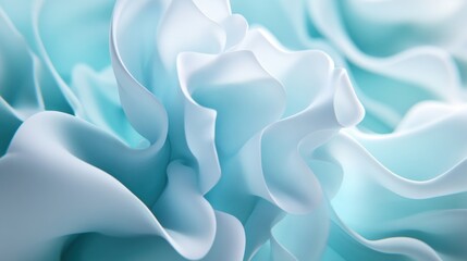 Wall Mural - Abstract Blue Swirling Fabric Texture Design