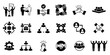 © BigBody - Successful business collaboration icon set. Containing teamwork, cooperation, team working, agreement, handshake, support, leadership, help, group people, partnership,organization. Vector illustration