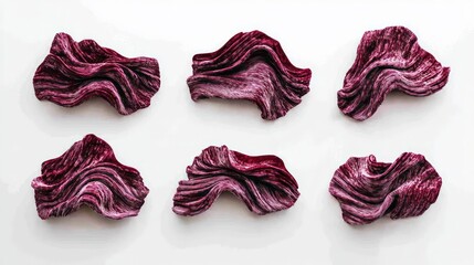 Poster - Flowing Red Wine Splashes in Abstract Patterns Generative AI