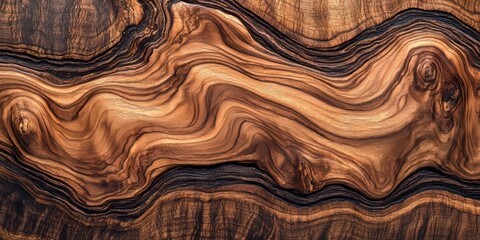 Wall Mural - The wood grain texture showcased in this image highlights the natural beauty of wood, emphasizing the unique patterns and characteristics found in genuine wood grain.