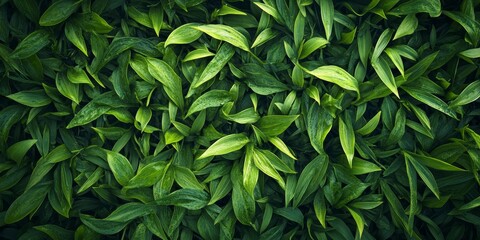 Poster - Top view of fresh grass background showcasing vibrant green blades, offering a natural and calming scene with fresh grass that enhances the beauty of outdoor spaces.