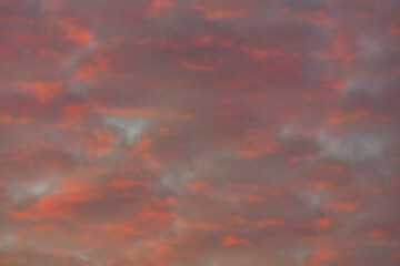 Wall Mural - colorful sunset clouds background