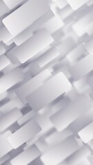Fototapete - White and grey rounded rectangles. Geometric minimal abstract motion background. Seamless looping. Video animation Ultra HD 4K 3840x2160