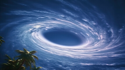 Wall Mural - Cosmic Whirlpool: A Stunning Galaxy