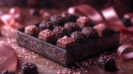 Poster - valentine's day chocolate