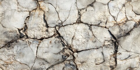 Leinwandbilder - Natural stone texture features a cracked pattern that adds depth and character. This cracked natural stone texture background is perfect for various design projects and artistic expressions.