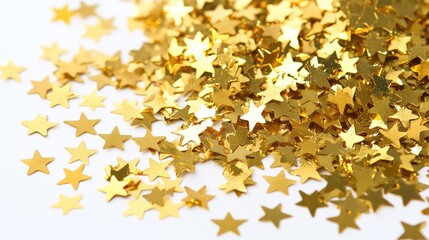 Wall Mural - golden stars background