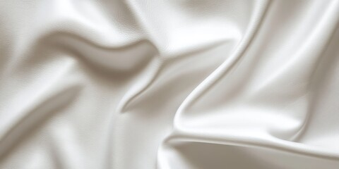 Aufkleber - Elegant white leather background showcasing a smooth texture, perfect for various design projects that require a refined and sophisticated white leather texture. Ideal for backgrounds and overlays.