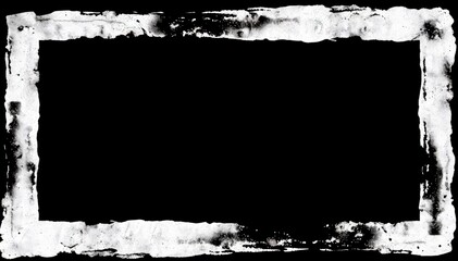 Poster - Grunge textured frame adding vintage distressed look to designs