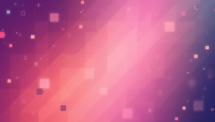Aufkleber - Abstract pixel art background in pink and purple hues Geometric shapes and soft gradients dreamy digital aesthetic