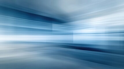 Fototapete - Abstract Blue Lines Speed Motion Blur Background