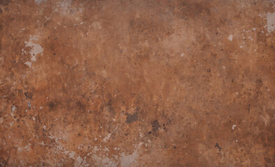 Poster - A brown background with a few spots of color. The background is rough and textured, giving the impression of a worn or aged surface