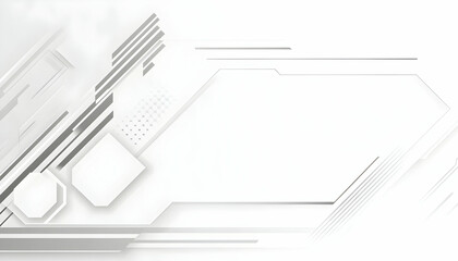 Fototapete - Abstract grayscale geometric background.  Modern, clean design ideal for presentations, websites, and tech-related projects.
