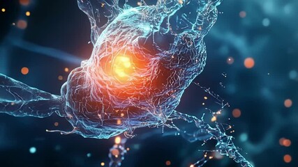 Aufkleber - a closeup of a hightech microscope revealing intricate cellular structures highlighting advancements