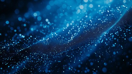 Poster - A background with a blue, abstract hexagonal design, available as a stock photo.