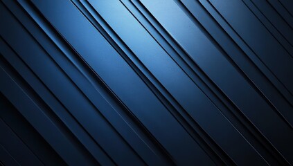 Poster - Abstract Background with Diagonal Lines in Deep Blue Shades Creating a Modern and Artistic Feel Suitable for Graphic Design and Creative Projects