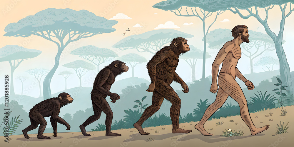 human evolution It was an evolutionary process that led to the ...