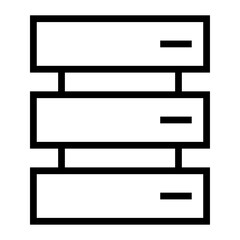 Poster - Database vector icon