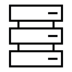 Poster - Database vector icon