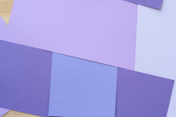 Wall Mural - lavender mauve and purple paper stripes arranged in a sort of checkered pattern