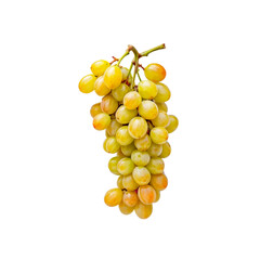 green grapes: a cluster of plump, green grapes hangs invitingly on a vine, showcasing the freshness 