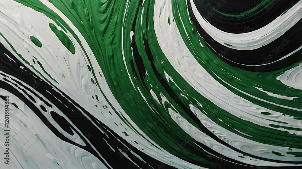 Green abstract background with a wavy pattern,green background with ...