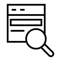 Poster - Searching vector icon