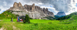 Beautiful view of Val Garden, Sasso lungo