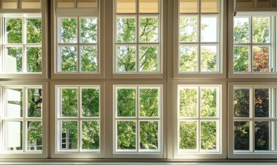 Poster - Sunlight Streaming Through Large Multi-Paned Windows