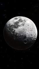 Wall Mural - beautiful moon in the space