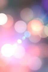 Poster - Multicolored bokeh lights , fabulous atmosphere of evening festivities