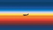 © arinda_BJ - Airplane sunset flight horizon travel graphic design