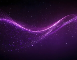 abstract background with purple shiny stars, an abstract background with purple particles, and a lig