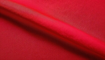 Fototapete - vibrant red fabric texture with diagonal fine lines, ideal for design backgrounds, textile presentations, or graphic overlays