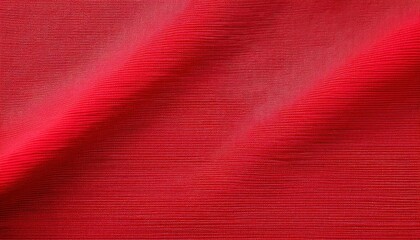 Fototapete - vibrant red fabric texture with diagonal fine lines, ideal for design backgrounds, textile presentations, or graphic overlays