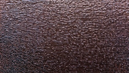 Poster - close-up of textured dark brown metallic surface with fine ripples and glossy reflections, ideal for abstract background or design templates

